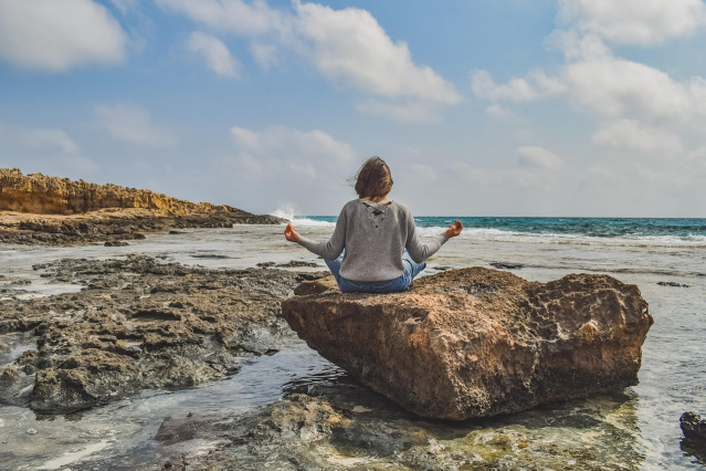 meditation calm woman